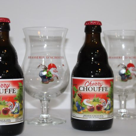 Pack Regalo Cherry Chouffe + Copa Tulipa Brasserie D’Achouffe - Cervezas San Galo